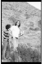 Vintage Negative B&W 35 MM 1 Frame 1970s Men Boys Desert Beer #249 picture