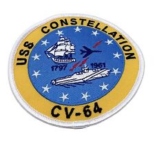 CV-64 USS Constellation Patch - Plastic Backing picture