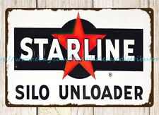 unframed wall art Starline Silo Unloader metal tin sign picture