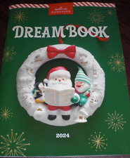 2024 HALLMARK KEEPSAKE ORNAMENT DREAM BOOK - NEW WITH WISH LIST - LOW PRICE picture