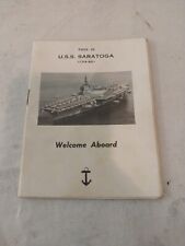 THIS IS U.S.S.  SARATOGA (CVA 60) Welcome Aboard Booklet  picture