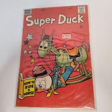 Super Duck #85 F 1959 Archie Comic How to Ride a Horse picture