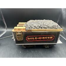 Pre-owned Bright 1985/1986 Gold Rush Coal Car Train G Scale Vintage Not Tested picture