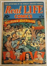 Real Life Comics # 27 - Schomburg A-Bomb cover & story VG/Fine Cond. picture