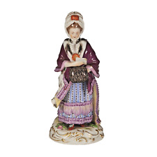 VERY RARE BICENTENNIAL Antique Meissen Racegoers Companion Lady Figurine D66 picture