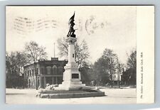 Battle Creek MI, Soldiers Monument, Michigan c1907 Vintage Postcard picture