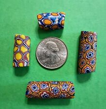 4 African Trade Beads Vintage Venetian old glass nice millefiori beads Antique picture