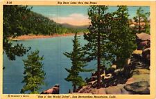 Vintage Postcard- B26. BIG BEAR LAKE SAN BERNARDINO CA. Posted 1943 picture