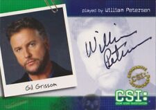 2004 CSI SERIES 2 WILLIAM PETERSEN AS GIL GRISSOM AUTOGRAPH CARD CSI-B1 picture
