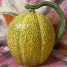 DEPARTMENT 56 CANTALOUPE SLICE PITCHER. GREAT SHAPE. @@@@@@@@@@@@@@@@@@@@@@@@@@@ picture