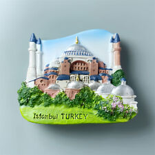Hagia Sophia Istanbul Turkey Tourist Souvenir Resin Refrigerator Fridge Magnet picture