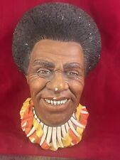 Vintage Bossons Fijian Chalkware Character Wall Mask picture