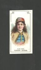 1889 N71 DUKE'S ACTORS & ACTRESSES  ALICE HOOD   NM+  TURKISH JEWESS  VINTAGE picture