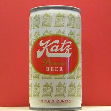 Katz Beer 12 oz Steel Can Pearl San Antonio Texas St Joseph Missouri J46 H/G B/O picture