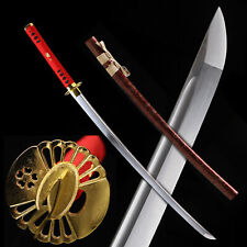 USA Stock JP Samurai Sword Katana 9260 Spring Steel Full Tang Razor Sharp picture