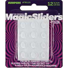 Magic Sliders 1/2 In. Round Clear Self-Stick Bumper (12-Pack) 76113 Magic picture