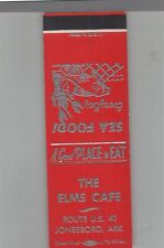 Matchbook Cover - The Elms Cafe Jonesboro, AR picture