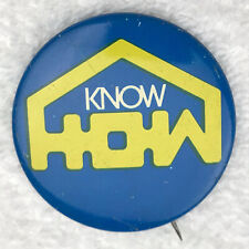 Know How Vintage Pin Button Pinback picture