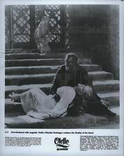 1991 Press Photo Placido Domingo portrays Otello in 