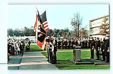Little Creek Norfolk Virginia Dedication Ceremony 1960s Military Postcard E5 picture