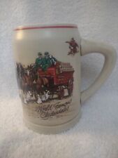 VTG 1987 Anheuser Busch Budweiser World Famous Clydesdales Beer Stein CS74 picture