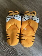 Vintage Garfield Plush House Slippers Shoes 1981 Size L (9 10) picture