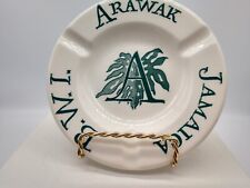 Vintage Arawak Jamaica Ashtray British West Indies Green Leaf  5 1/4 inches dia picture