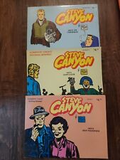 Lot of 3 Milton Caniff STEVE CANYON Vols 1-3 Comic Art Publishing Co,.1977-1978 picture