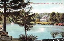 CONCORD, NH  New Hampshire     CONTOOCOOK RIVER PARK     c1910's Postcard picture