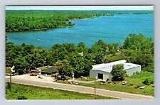 Lombardy-Ontario, Martins Boat Centre, Antique, Vintage Souvenir Postcard picture