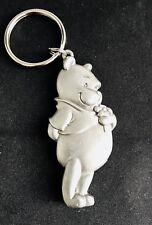 Pewter Disney WINNIE THE POOH Bear Eeyore Donkey Silver Figurine Keychain B picture