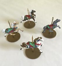 Hallmark Keepsake Ornaments Carousel Horses Lot Only Holly Star Snow Ginger 1989 picture