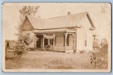 Bryant South Dakota SD Postcard RPPC Photo House Scene Field 1916 Posted Antique picture