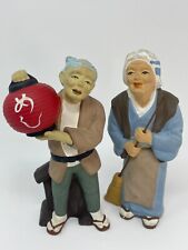 Vintage Pair Of Japanese Hakata Urasaki Figurines picture