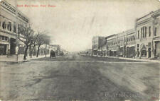 1910 Pratt,KS South Main Street Kansas Antique Postcard 1C stamp Vintage picture