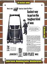Metal Sign - 1955 Johnson's Car-Plate Wax- 10x14 inches picture