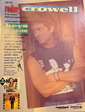 1989 Advertisement Rodney Crowell Keys To The Highway picture