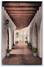 Santa Barbara California Postcard El Paseo Anacapa Street Entrance Studios c1940 picture