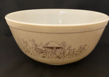 Pyrex Brown Forest Fancies Mushrooms 403 Mixing Bowl 2.5L picture