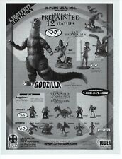 Godzilla Griffin Centaur Kali X-Plus Action Figures - Vintage 2001 Toys PRINT AD picture