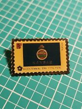 Vintage 1976 Kansas Postal Stamp Bicentennial Gold Tone Lapel Pin Hat Pin  picture