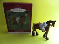 2001 Hallmark 4th A Pony for Christmas Replica Antique Riding Toy New but SDB picture