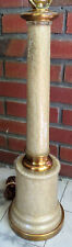 PAUL HANSON HOLLYWOOD REGENCY GOLD EGLOMISE CRACKLED GLASS LAMP MID CENTURY picture