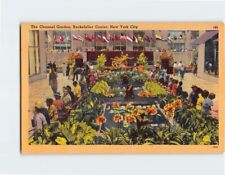 Postcard The Channel Garden Rockefeller Center New York City New York USA picture