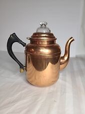 Antique 9 Cup Copper Kar A Van Coffee Pot 9.25