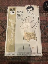 Sew Lovely Men 30-44 Nylon Tricot Briefs Sewing Pattern M35 Vtg 1971 New UNCUT picture