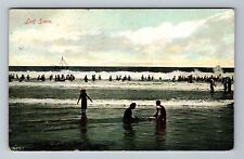 CA-California, Surf Scene, People in the Water, c1909, Vintage Postcard picture