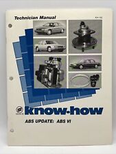 1996 BUICK KNOW-HOW TECHNICIAN MANUAL KH-192 ABS UPDATE: ABS VI Car Brake Repair picture