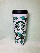 Starbucks - 2016 Stainless 16 oz HOLLY BERRY Holiday Travel Mug Tumbler picture