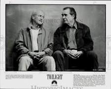 1998 Press Photo Actors Paul Newman, James Garner in 